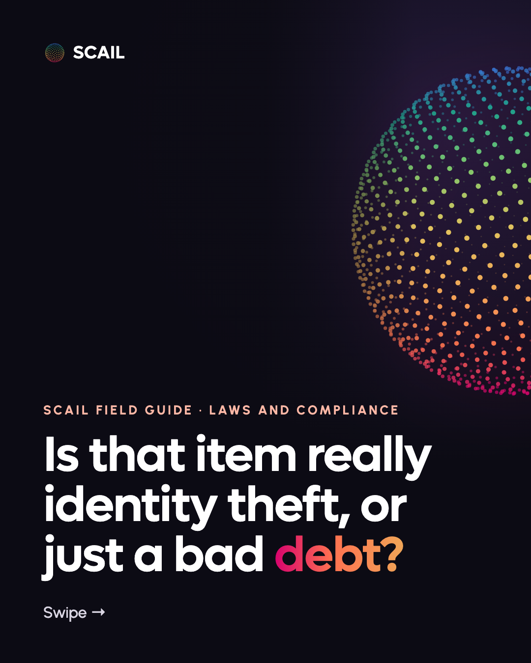 605(b) Identity-Theft Block: When It Applies and When It Doesn't: first slide of the Instagram carousel