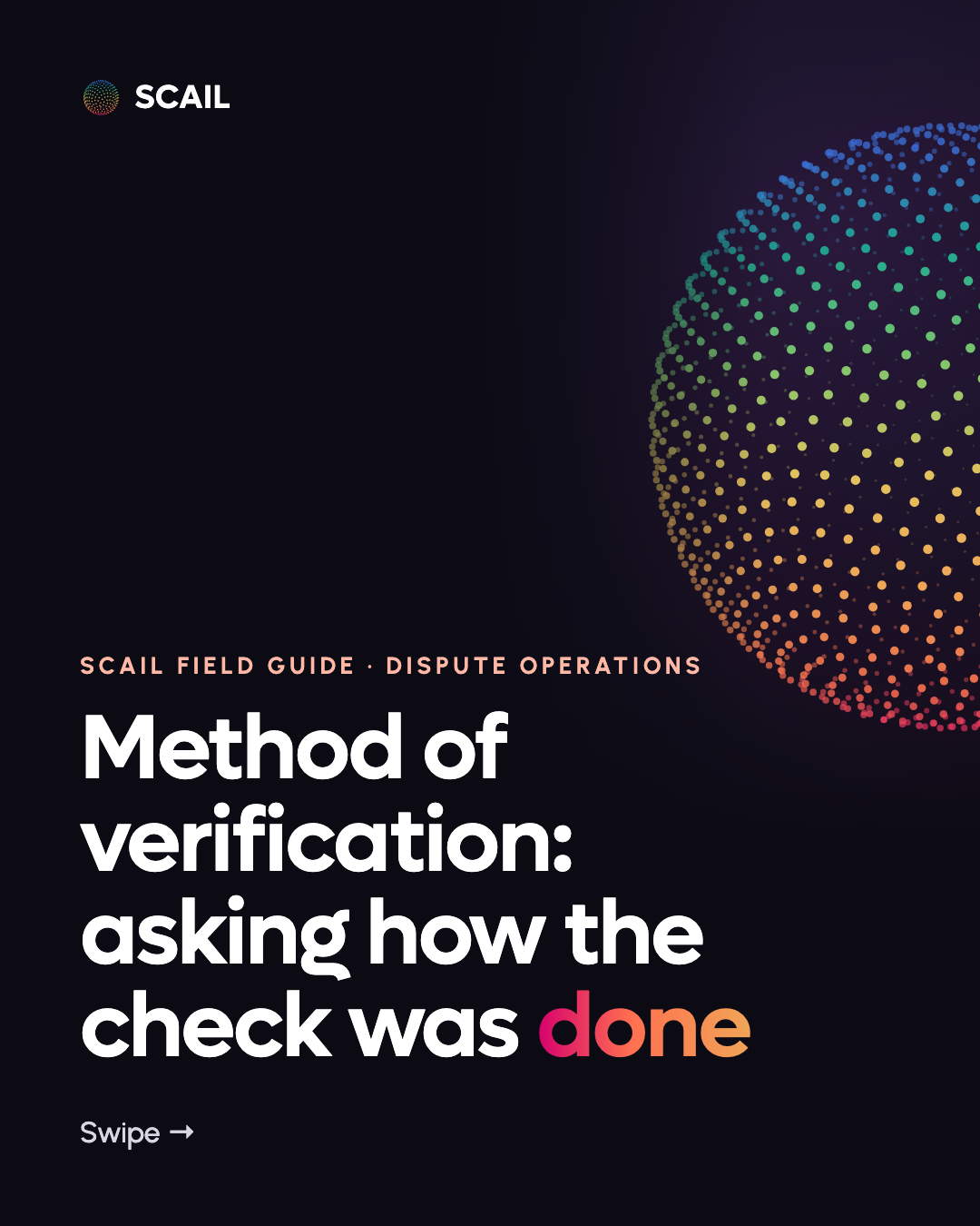 Method of Verification Request Guide: first slide of the Instagram carousel